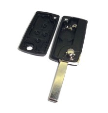 4-button remote key fob case for Citroen C8, 8mm blade