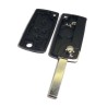 Carcasa para llave remota de 4 botones para Citroën C8, hoja de 8 mm
