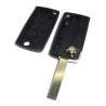 Carcasa para llave remota de 4 botones para Citroën C8, hoja de 8 mm