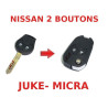Kit de transformation de Clé pliable Nissan Juke, Micra
