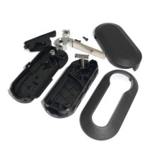 Remote control plip key case 3 buttons Fiat 500, Punto, Panda