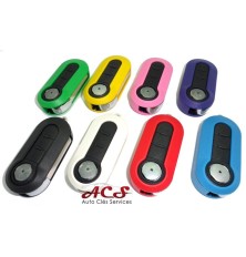 3-button remote key fob case for Fiat 500, Punto, Panda