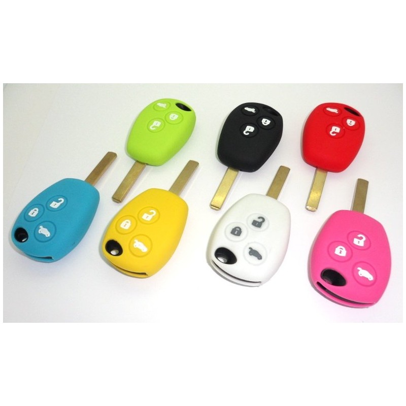 Funda protectora para mando a distancia de 3 botones Renault Dacia para Trafic, Master, Kangoo, Modus... Funda protectora para mando a distancia de 3 botones Renault Dacia para Trafic, Master, Kangoo, Modus...