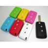 Étui housse de protection pour télécommande clé plip Peugeot 107, 207, 308, 3008, 5008 2 boutons