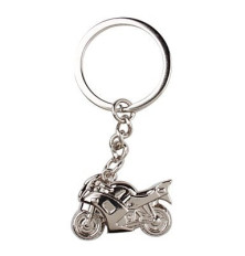 Porte-clés moto biker en metal 