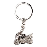 Metalen motorfiets sleutelhanger