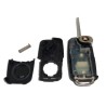 Capa para chave remota de 2 botões compatível com VW Polo Touran Transporter T6 Caravelle