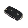 Carcasa para mando a distancia de 2 botones compatible con VW Polo Touran Transporter T6 Caravelle