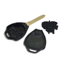 Télécommande coque de clé plip Toyota 2 boutons Yaris, RAV4, Celica, Prius, Avensis, Corrola, Verso TOY63