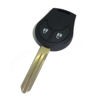 Capa para chave remota de 2 botões para Nissan Juke e Micra