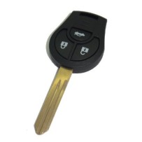Carcasa para llave de 3 botones para Nissan Juke y Micra