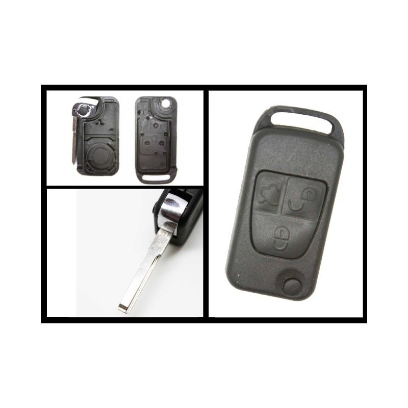 Plip key remote control 3 buttons Mercedes Class A C E S