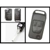 3-button remote key fob case for Mercedes A, C, E, and S classes