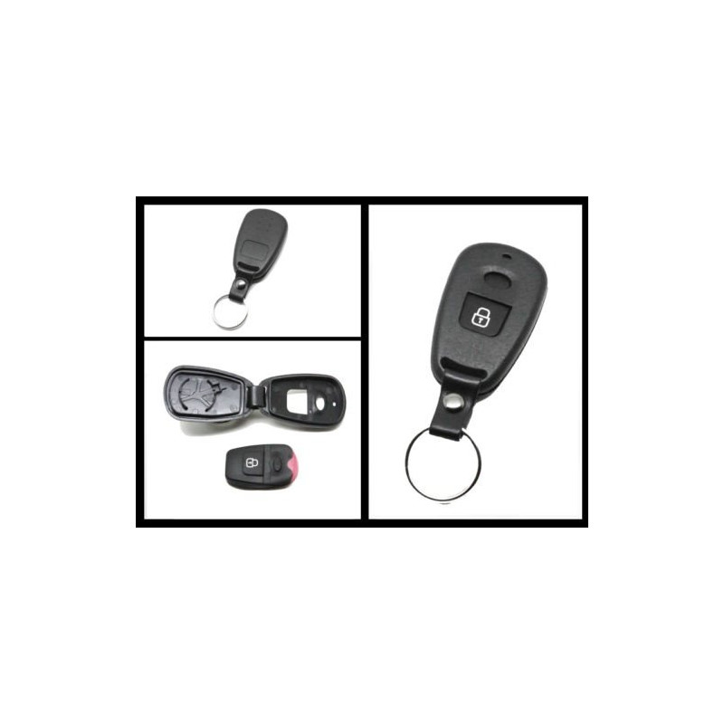 boitier de télécommande coque de clé 2 boutons Hyundai Accent Atos Getz Elantra Santa fe