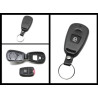 boitier de télécommande coque de clé 2 boutons Hyundai Accent Atos Getz Elantra Santa fe Trajet