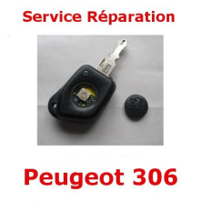 Service réparation télécommande 1 bouton Peugeot 106, 306 Citroen Saxo