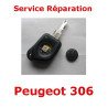Service réparation télécommande 1 bouton Peugeot 306