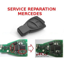 Service réparation télécommande clé 2/3 boutons Mercedes Classe A C E S CLK VITO Viano