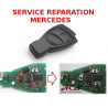 Service réparation télécommande clé 2/3 boutons Mercdedes Classe A C E S CLK VITO