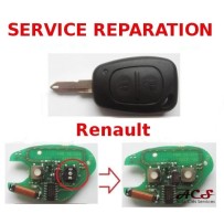 Serviço de reparação de chaves com controle remoto Renault Trafic, Kangoo, Master, Opel Vivaro e Nissan Primastar.