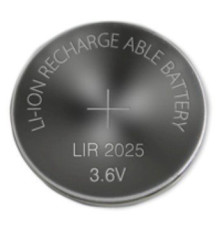 set of 2 batteries rechargeable battery LIR2025 LIR 2025 lithium 3.6V for BMW key remote control