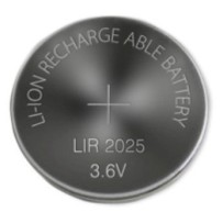 Paquete de 2 baterías recargables de litio LIR2025 de 3,6 V para mando a distancia de llave BMW