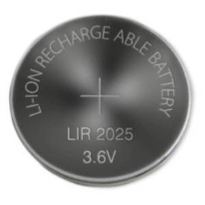 2x LIR2025 Rechargeable Button Cell Coin Batteries – Li-Ion Replacement For CR2025