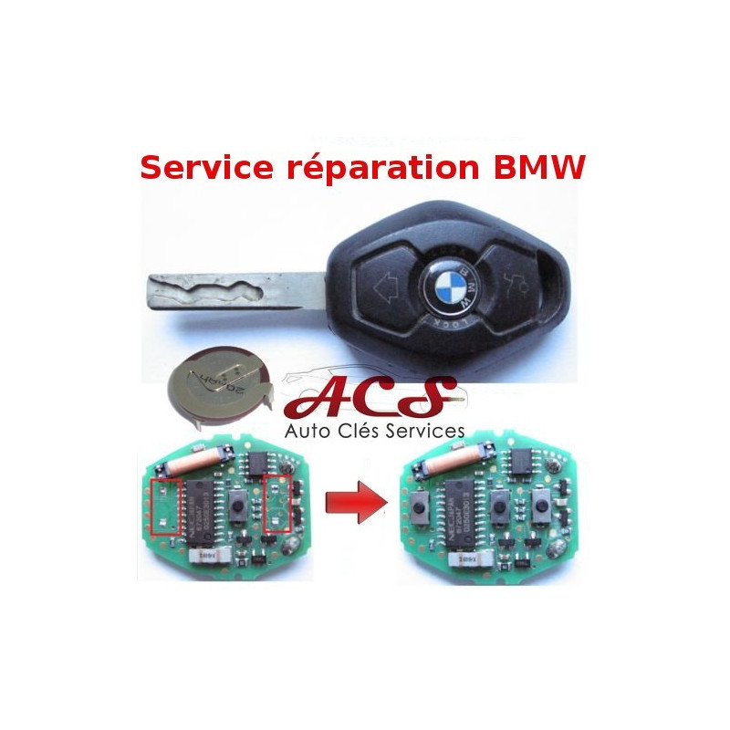 Service repair remote control key BMW E46 320 330 525 530 M3 M5 Z4 X5