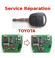 Service réparation télécommande clé Toyota Yaris, RAV4, Celica, Prius, Avensis, Corola, Verso... 
