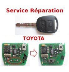 Serviço de reparo de controles remotos para Toyota Yaris, RAV4, Celica, Prius, Avensis, Corolla, Verso...