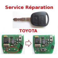 Serviço de reparo de controles remotos para Toyota Yaris, RAV4, Celica, Prius, Avensis, Corolla, Verso...