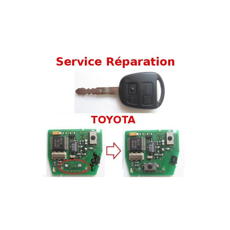 Repair service key Toyota Yaris,RAV4,Celica,Prius,Avensis,Corrola,Verso... 