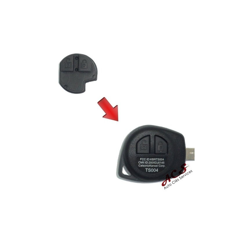 bouton 2 touches pour télécommande Suzuki Grand Vitara, Swift, Ignis, Alto, Jimny