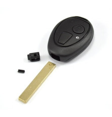Télécommande coque de clé plip 2 boutons Rover 75, MG ZT