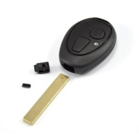 Capa para chaveiro com 2 botões para Rover 75, MG ZT