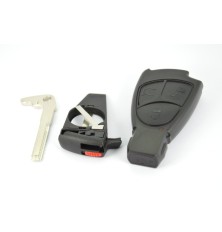 3/2 button key fob remote control for Mercedes A, B, C, E, G, S, ML class + blade + battery holder