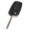 3 button flip key shell case compatible with VW Golf Jetta Passat Bora Polo Touareg New Beetle