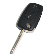 Télécommande coque de clé plip 2 boutons VW Volkswagen Golf Jetta Passat Bora Polo 