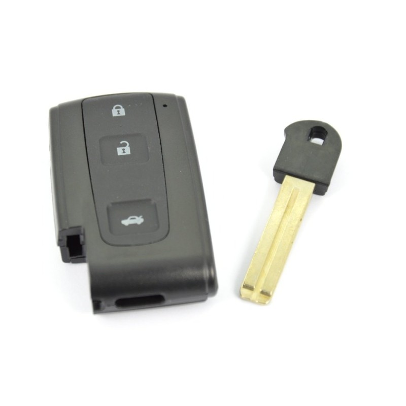 Carcasa para llave remota de 3 botones Toyota para Avensis, Crown, Prius, Verso, Rav4