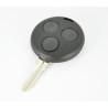 Télécommande coque de clé 3 boutons Smart Fortwo 450, Forfour, Roadster