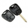 2-button remote key fob for Citroën Xsara Picasso, Saxo, Berlingo, and Peugeot Partner