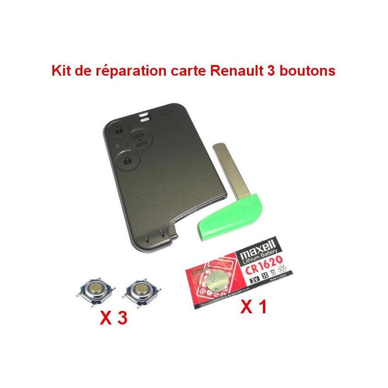 Kit de réparation compatible Renault Laguna, Espace, Vel Satis cart...