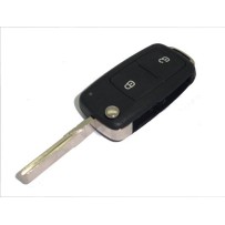 Capa para chave remota de 2 botões para Skoda Fabia, Octavia, Superb, Roomster