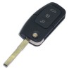 Télécommande coque de clé plip 3 boutons Ford Focus, Fiesta, Mondeo, C-MAX, S-MAX, Kuga, Galaxy