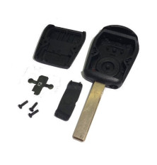 Télécommande coque de clé 2 boutons BMW E36, E38, E39, E46, Z3, Serie 3/5/7