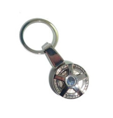 US tuning aluminum car rim key ring