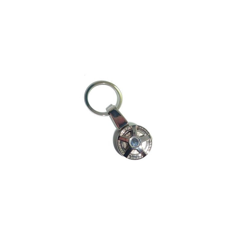 US tuning aluminum car rim key ring