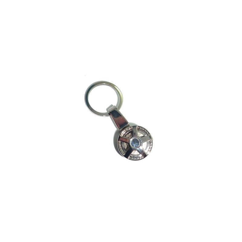 US Tuning Aluminum Car Rim Keychain