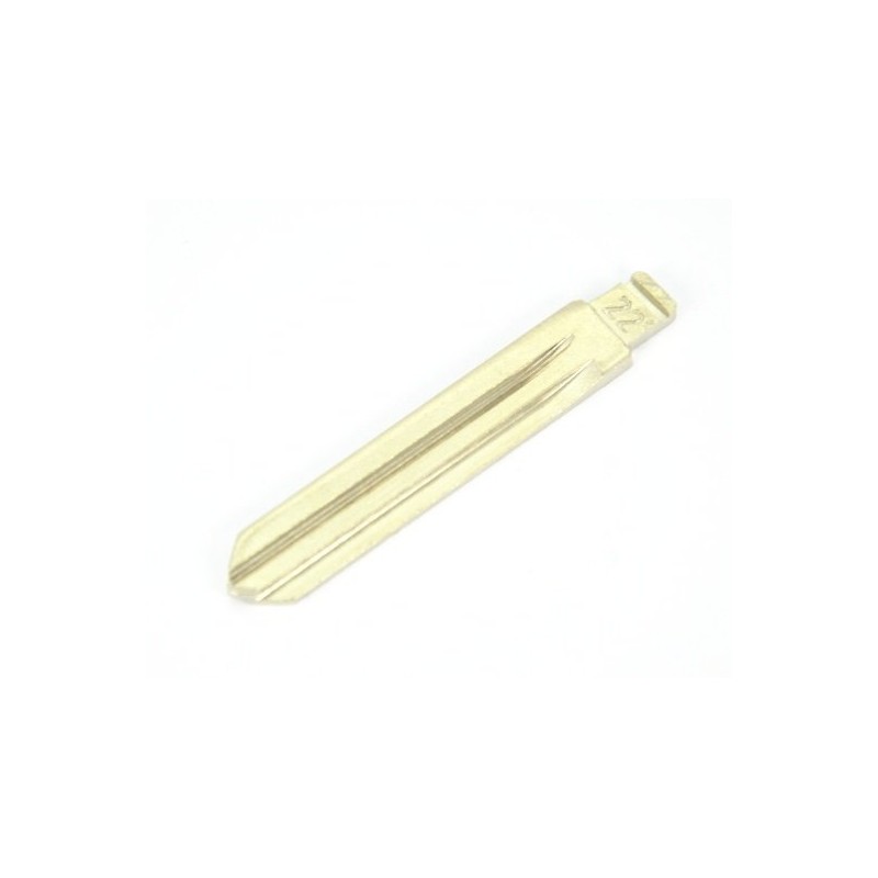 Inserto de hoja de llave virgen Nissan NSN14 Inserto de hoja de llave virgen Nissan NSN14