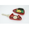 Alfa Romeo 147, 156, GT sleutel afstandsbediening, 1 knop, rode behuizing